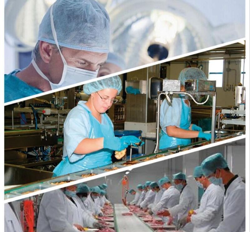 Food Industry Medical Disposable Nonwoven Cap Clip Cap