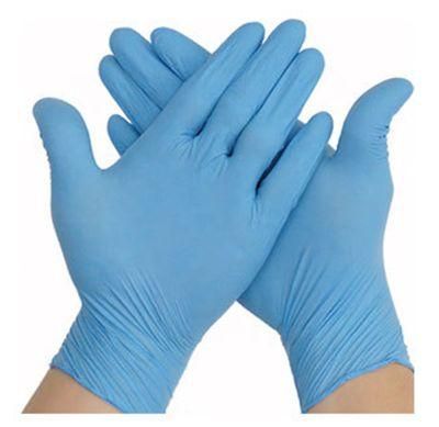 Hot Sale Blue Disposable Nitrile Exam Glove