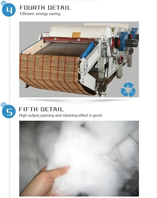 Old Clothes Recycling Machine Make Yarn Fabric