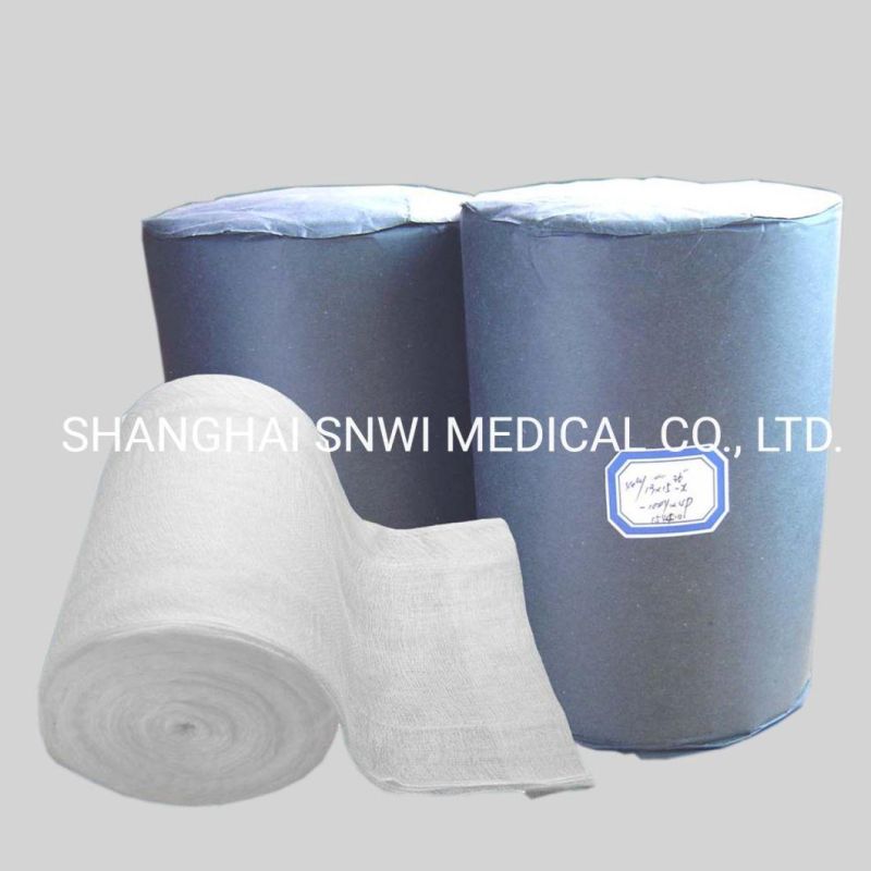 100% Cotton Medical Surgical Products Jumbo Gauze Bandage Roll