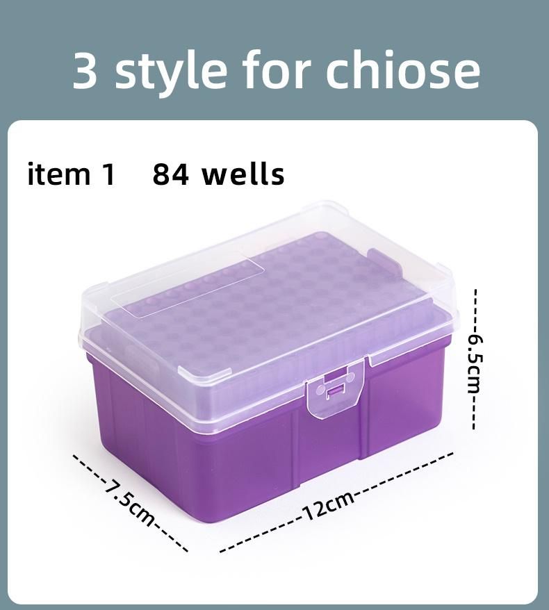 Laboratory Consumables Dnase Rnase Free Filter 1000UL Pipette Tips Box