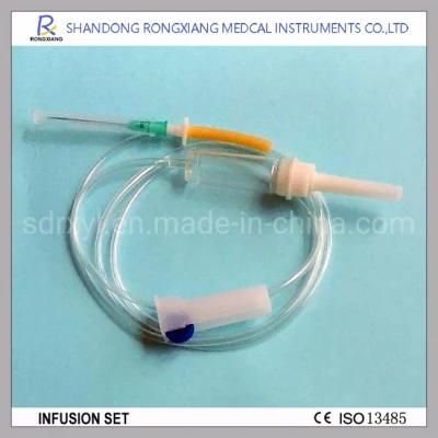 Infusion Set with Needle for Single Use