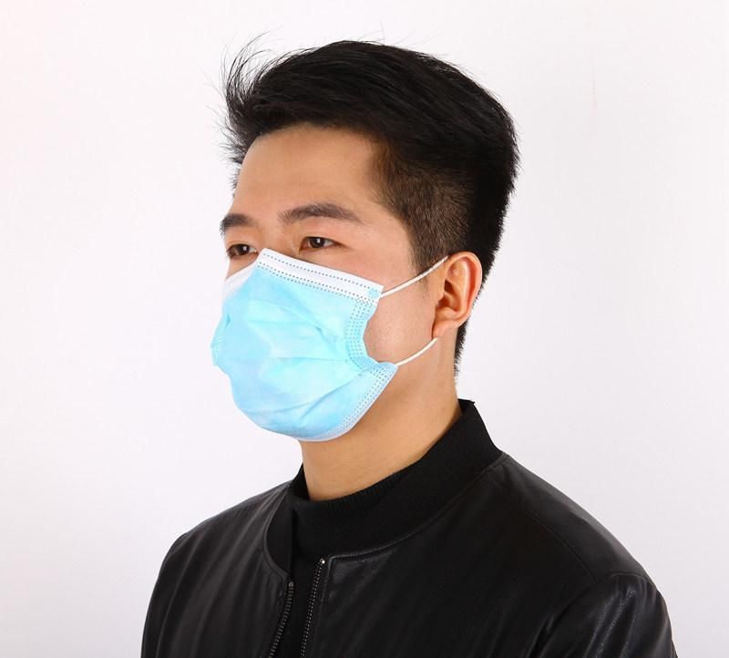 Disposable 3ply 3 Ply Non Woven Dust Mouth Mask Medical Hospital Doctor Wholesale Surgical Mask