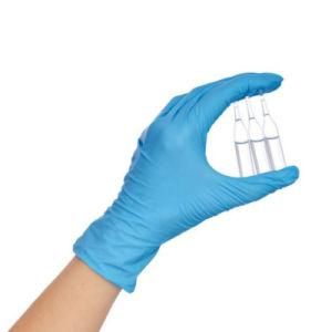 12&quot; Blue Medical Nitrile Gloves Unpowered Nitrile Gloves Ce Certificate Disposable