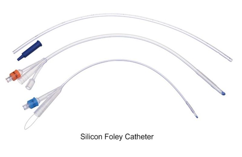 Medical Disposable 2/3 Way Silicone Foley Catheter Urinary Catheter