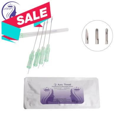 Great Face Lifting for Skin Rejuvenation Deep Wrinkles Pdo Cog Blunt Cannula Thread