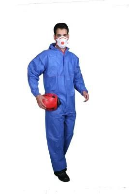 Protective Work Disposable Type 5/6 Coverall with Stitched Seam