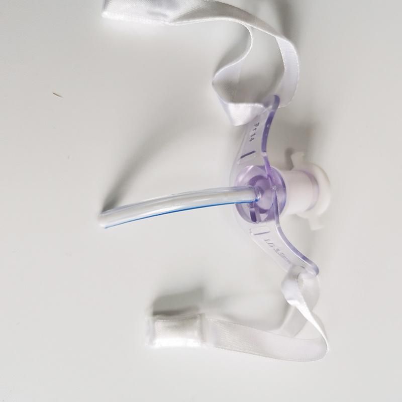 Medical Disposable PVC Tracheostomy Tube Uncuffed