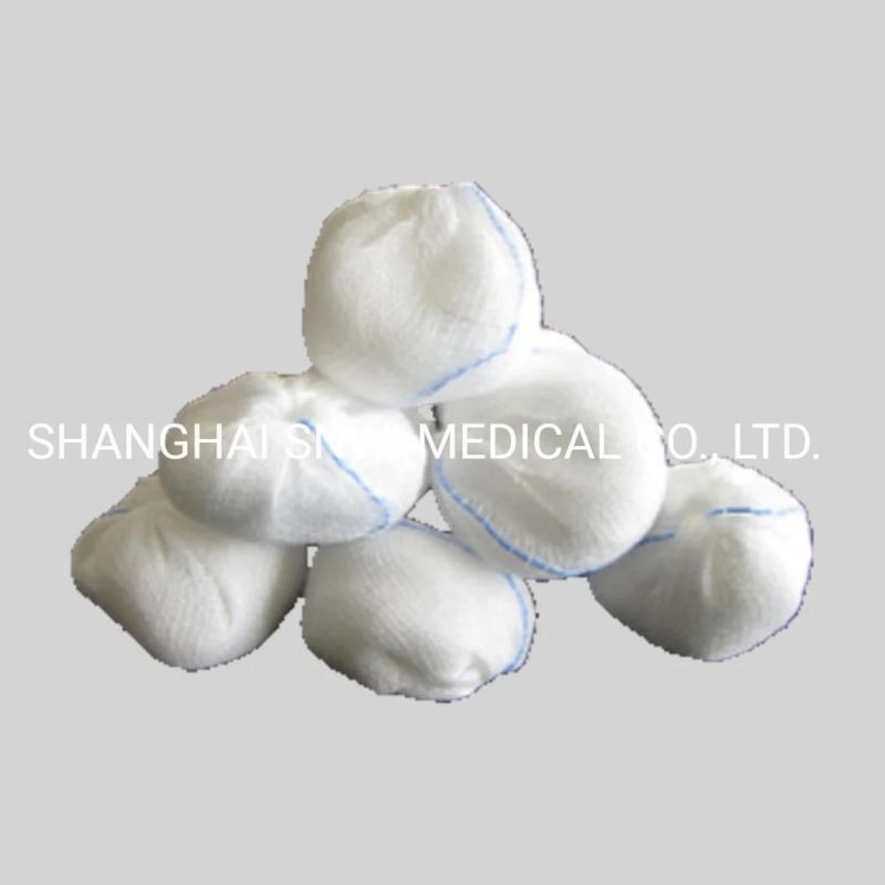 High Absorbent 100 % Cotton Medical Gauze Ball Used in Hospital