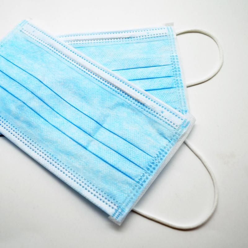 Anti Bacterial Tie on Ear Loop Biocompatible 3 Ply Surgical Mask Type Iir ASTM Level 3 Sterile