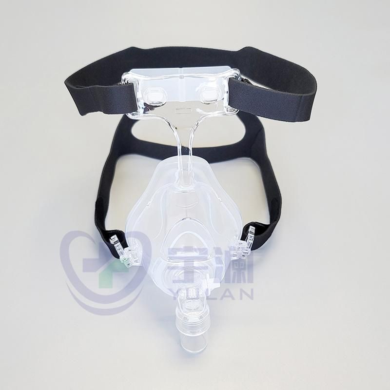 Full Face Cover Silicone Breathing Mask CPAP Mask