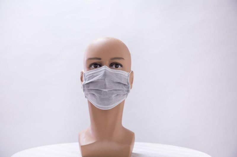 Face Mask 3 Ply Protective Disposable Non-Medical Mask with Melt Blown Civil Mask