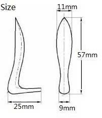 Solid Medical Silicone Nasal Implants