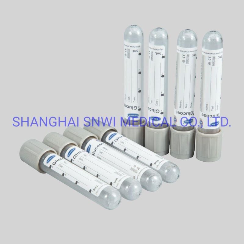 CE&ISO Certificate Medical Disposable Plain Blood Collection Tube Pet