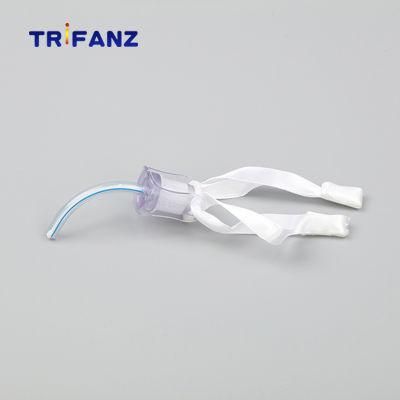 Disposable Medical PVC Tracheostomy Tube Without Cuff