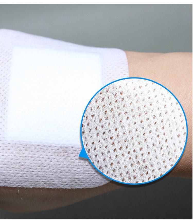 Nonwoven Adhesive Absorbent Sterile Surgical Wound Care Dressing