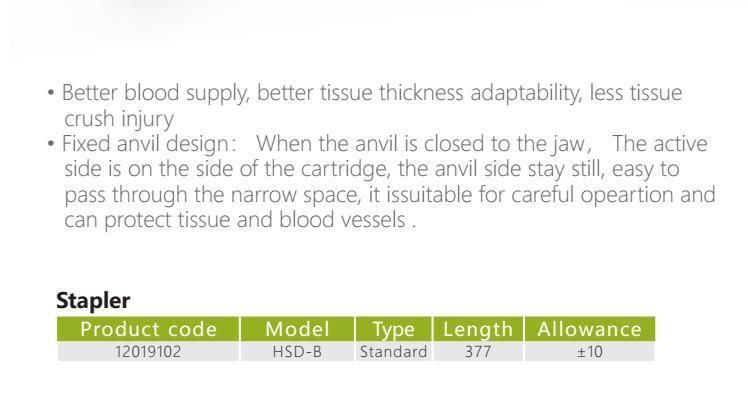 Disposable Laparoscopic Stapler of Endo, CE