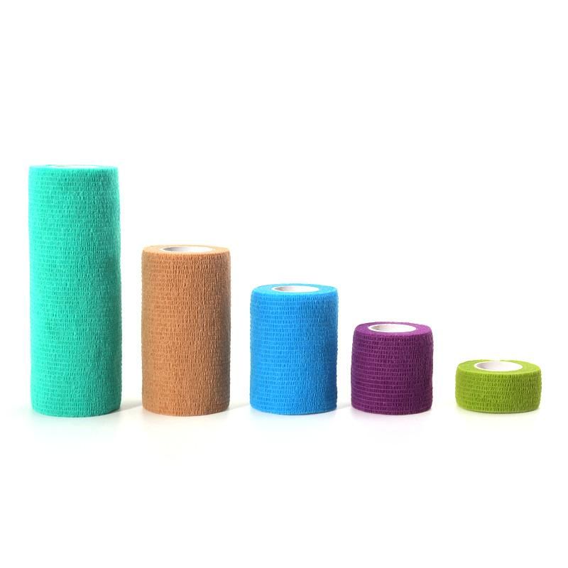 Scalability Nonwoven Cohesive Custom Adhesive Self Bandage Latex Free