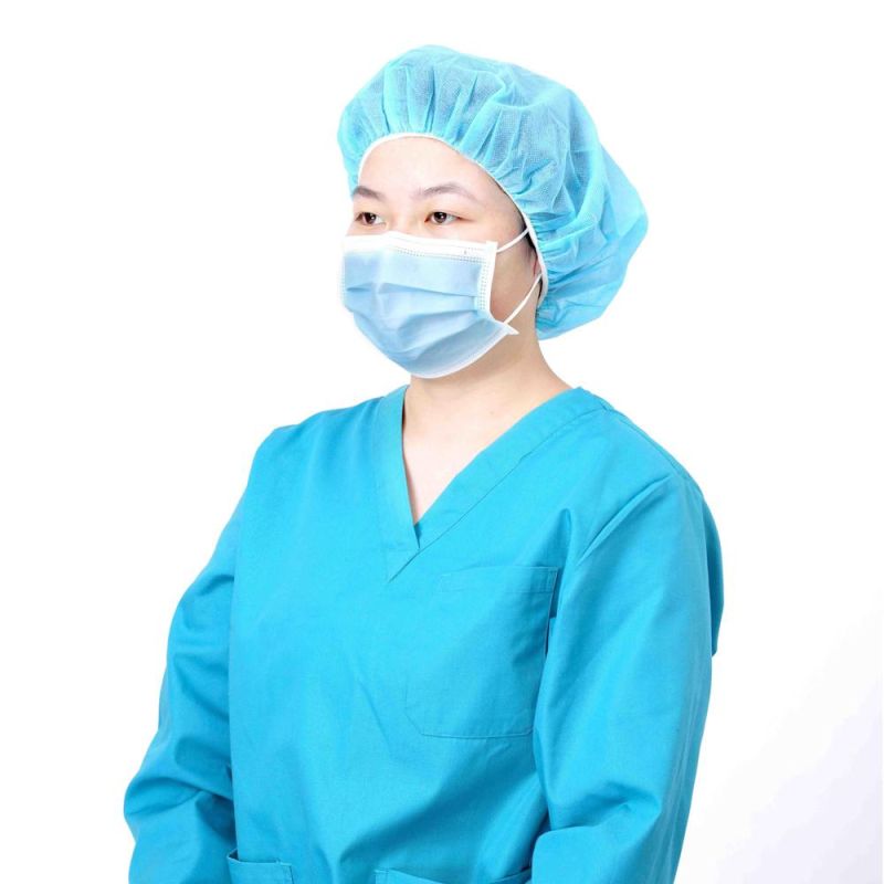 Disposable Non Woven Surgical Head Cover Bouffant Cap