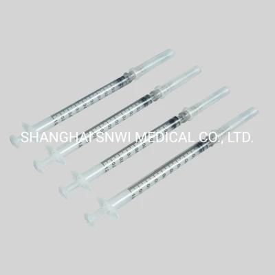 High Quality Medical Products Sterile Disposable Vaccine Syringe 0.5ml 1ml Tuberculin Syringe with Needle