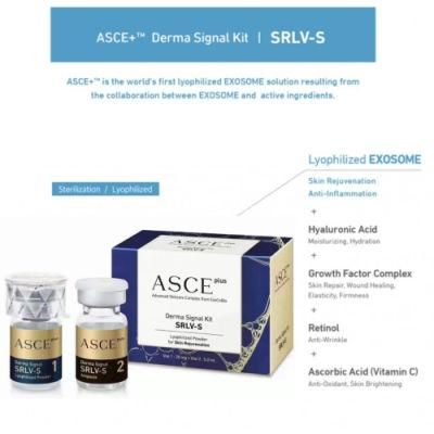 Asce Plus Exosome Dermal Signal Kit Srlv Skin Care Brighten Skin Cell Regeneration Anti-Aging