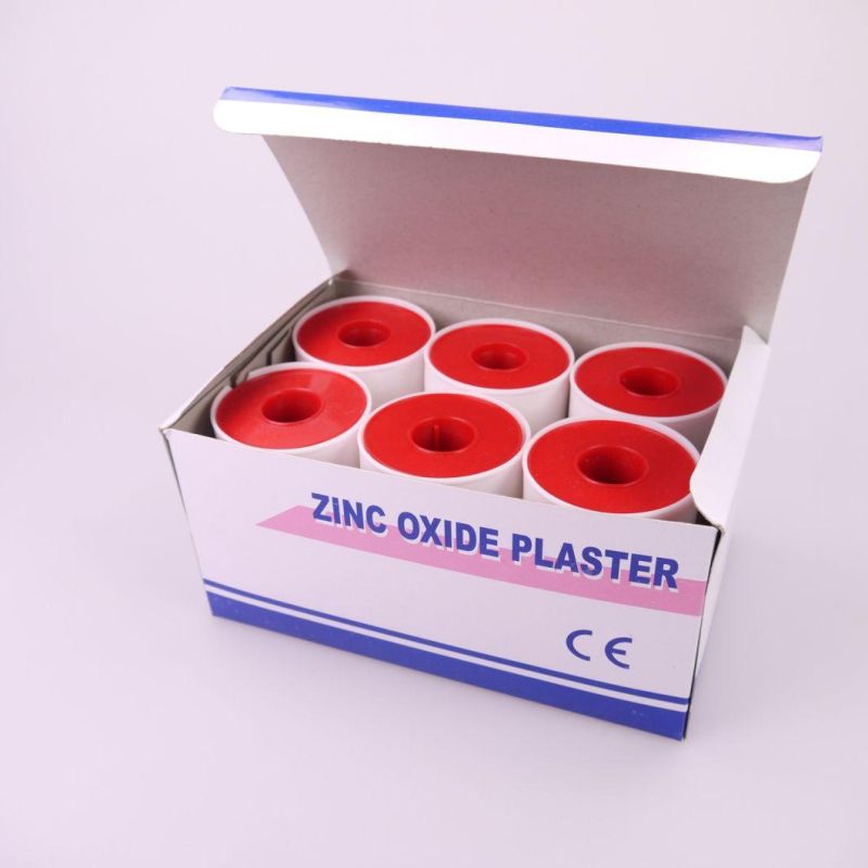 Zinc Oxide Adhesive Plaster Tinplate Pack Cotton Hot Melt Tape