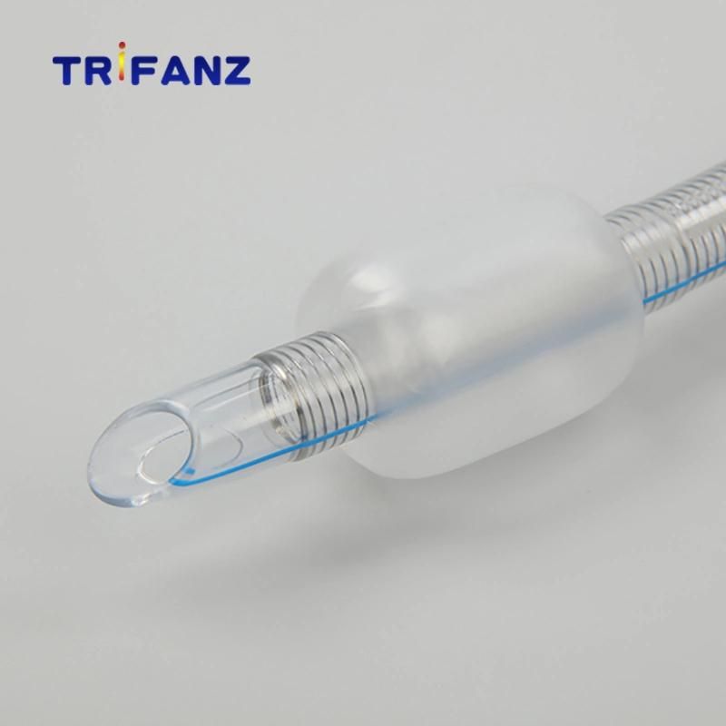 Medical Clear PVC Disposable Endotracheal Tube with Suction Lumen