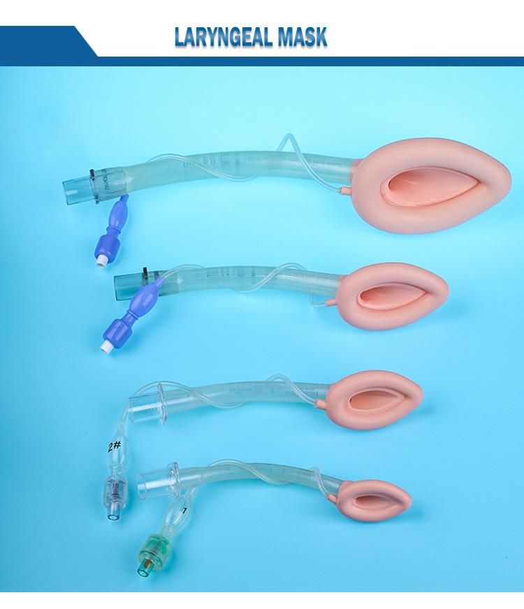 Laryngeal Mask with All Silicone Medical Material with Comfortable