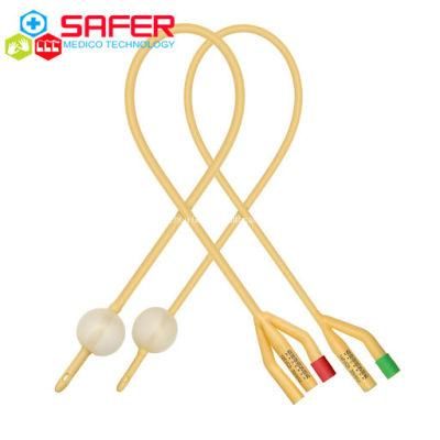 Latex 2-Way Foley Catheter Indwelling Ureteral Catheter