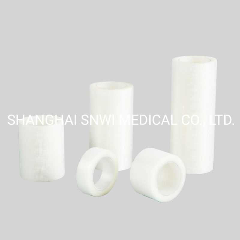 High Quality Disposable Surgical Products Medical Hot Melt Adhesive Tape (Non-woven/PE/Silk) with or Without Cutter