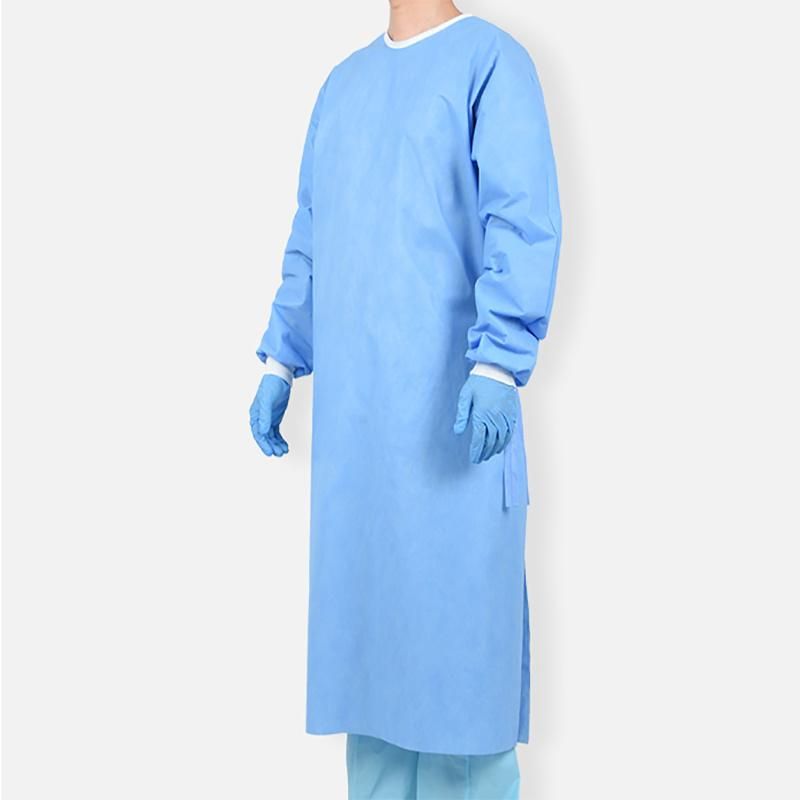 Disposable Surgical Gown Non-Woven Reversible Safety Suit Nonwoven Sterilize Isolation Clothing