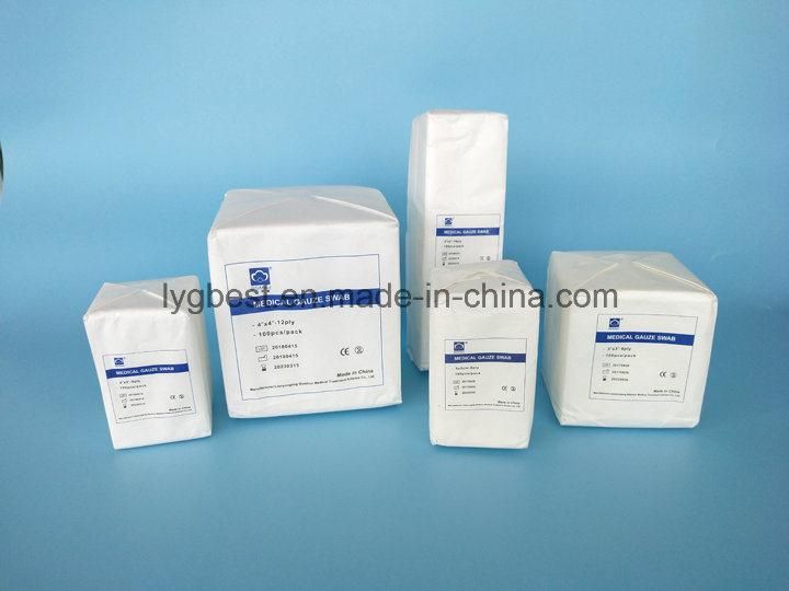 Non Sterile or Sterile Gauze Swabs Disposable Medical Supply