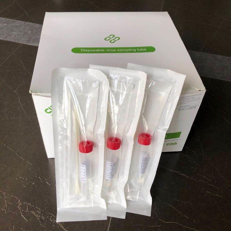 Viral Sample Connecting Tube Virus Sampling Tube with Nasal Swab