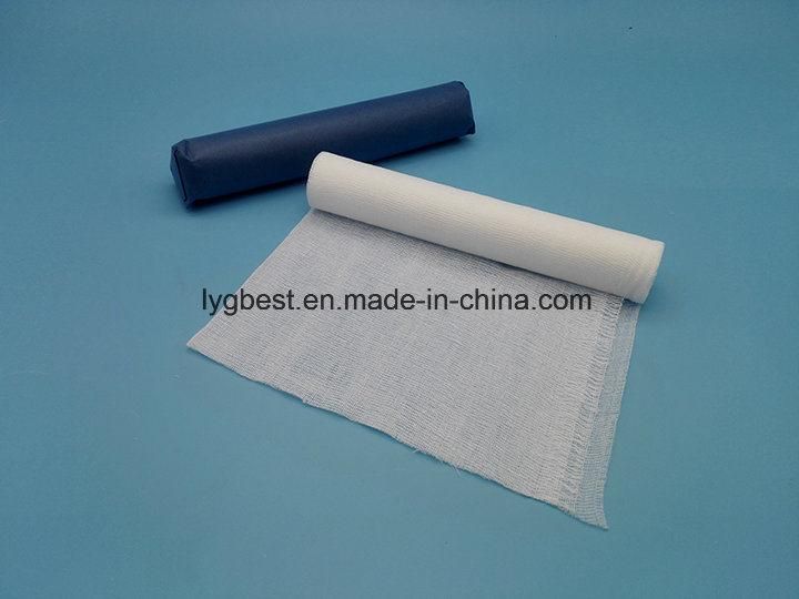 Ce ISO13485 FDA Certified Absorbent Gauze Roll Manufacturer