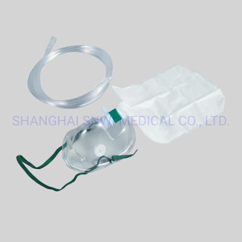 Single Use Disposable PVC Adjustable Venturi Oxygen Face Mask