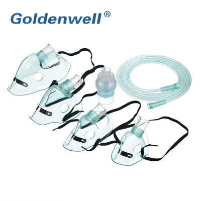 High Quality Disposable Adult Nebulizer Face Mask with Tubing