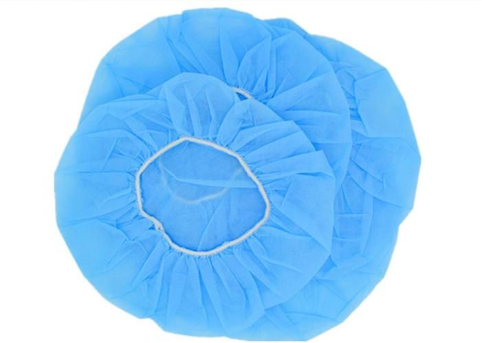 Cap Surgical Disposable SMS Medical Bouffant Doctor Cap with Elastic or Ties From Factory