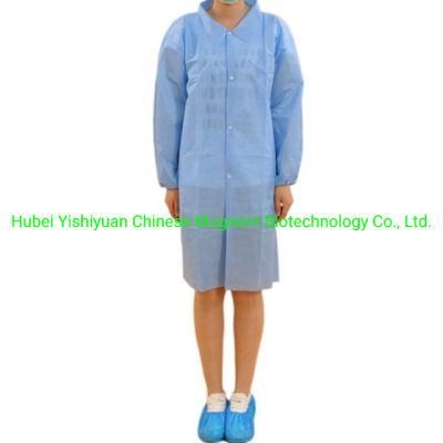 Individually Wrapped SMS/Non Woven Lab Coat Disposable