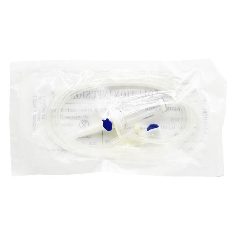 Disposable Medical Infusion Set with Needle Burette and Filter