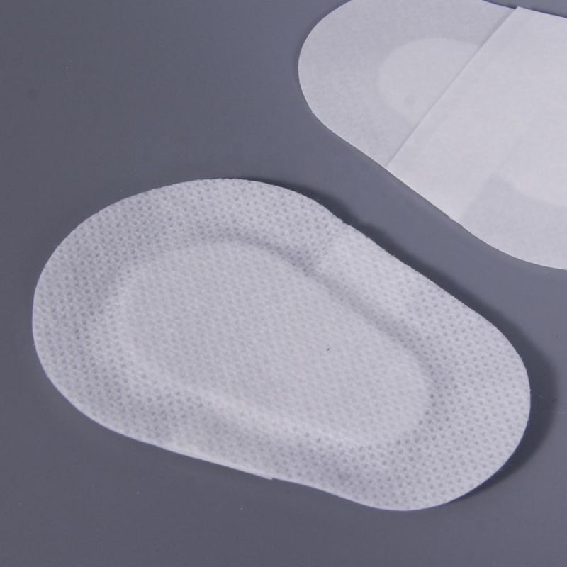 Disposable Medical Hospital Usage Sterile Non Woven+ Cotton Adhesive Eye Non Woven Pad