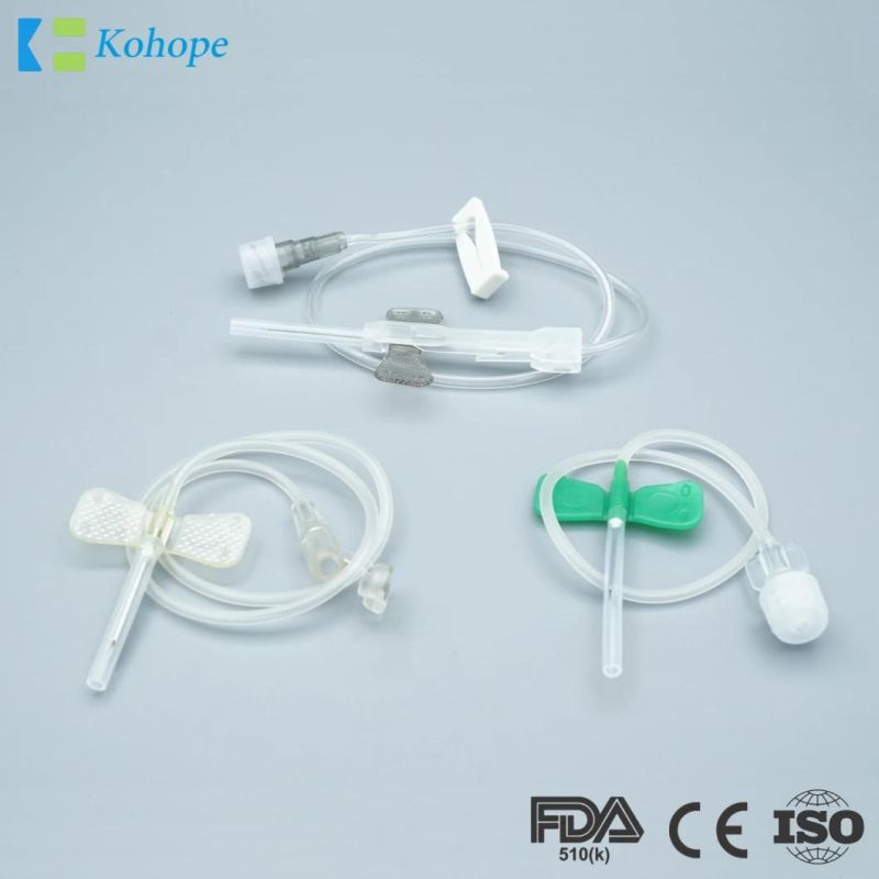 Medical Disposable Sterile IV Catheter/Cannula, Pen/Butterfly (Wing) /Safety Type, with/Without Injection Port, 14G-24G