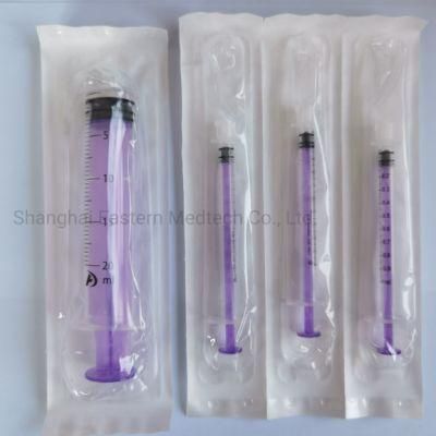 Plastic Latex Free Disposable Medical Instrument Enfit Syringe High Quality Enteral Feeding Syringe