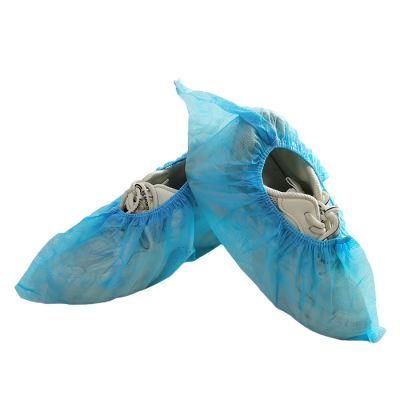 Food Factory Machine Made Cookhouse Household Polypropylene Disposable Shoe Cover with Semi-Elastic Ankle