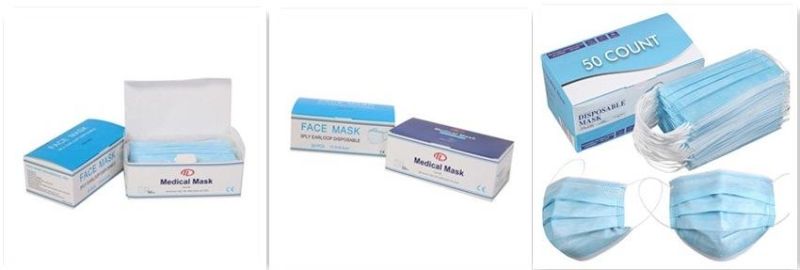 Disposable Medical Masks Blue White Black