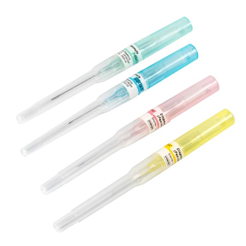 14G 16g 18g 20g 22g 24G Disposable Sterile IV Cannula Catheter Pen Type