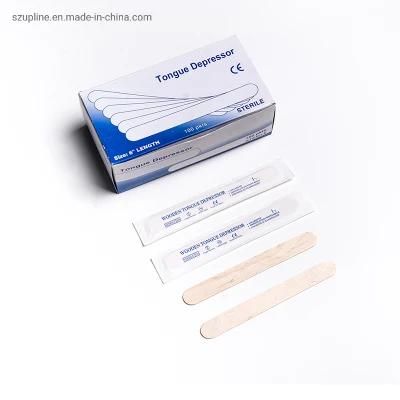 Wooden Tongue Depressor Medical Consumable Sterile/Non-Sterile Wood Disposable Tongue Depressor Depresor