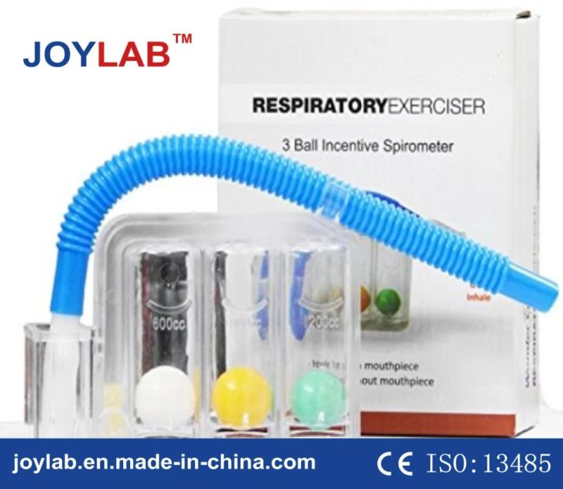 Tri-Flow Respiratory Plastic Breathing Exerciser Ce/ISO