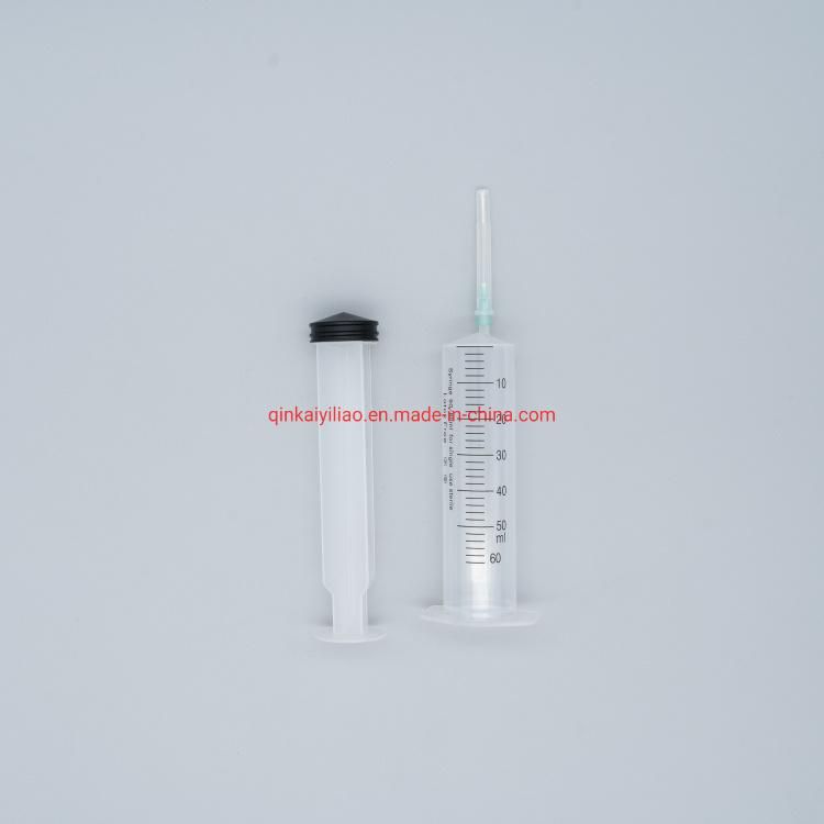 3-Parts Disposable Syringe with Needle (Luer Lock or Luer Slip)