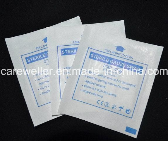 Sterile Absorbent Cotton Gauze Swab/ Gauze Pad with/Without X-ray