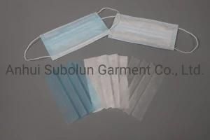 Dustproof 3 Ply Ear Hook Type Disposable Protective Medical Surgical Face Mask